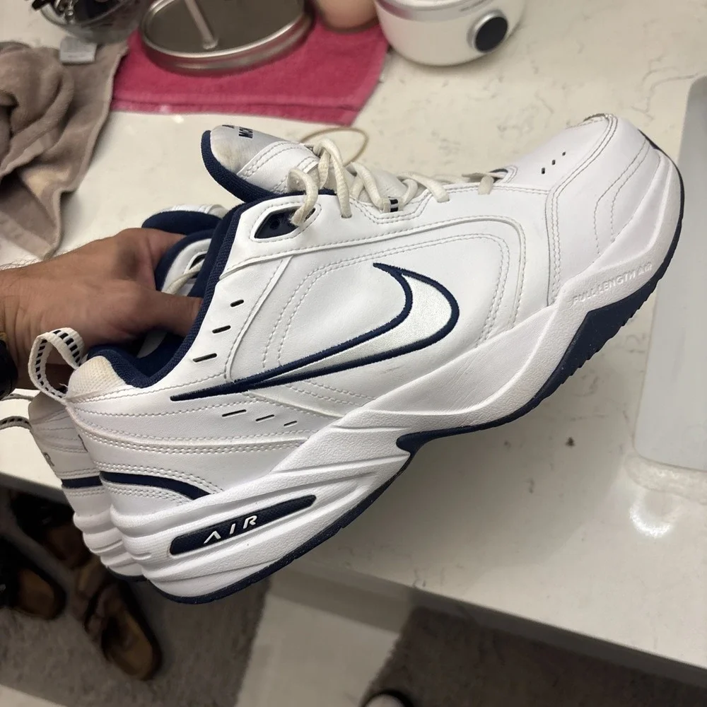 Size 13 - Nike Air Monarch IV 4E Wide White